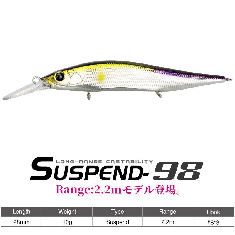 TSURINOYA  Suspending Minnow J - Fishing Lure Jerkbait のレビューと価格