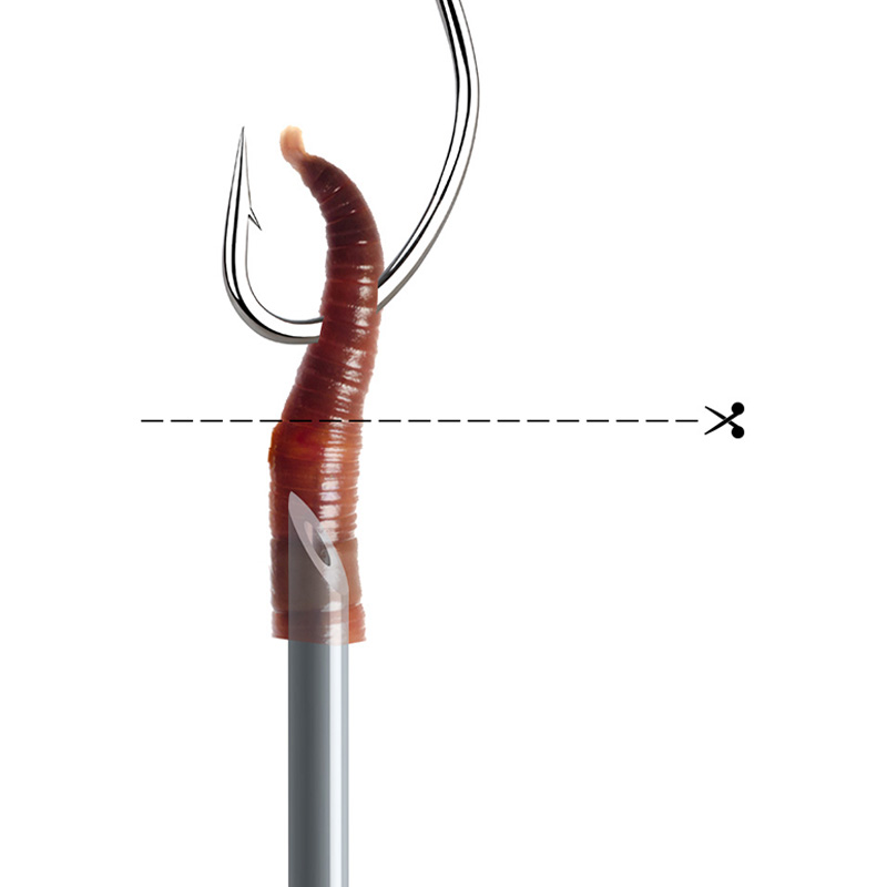 WEIHE 5pcs Earthworm Air Needl - Fishing Lure Kit のレビューと価格