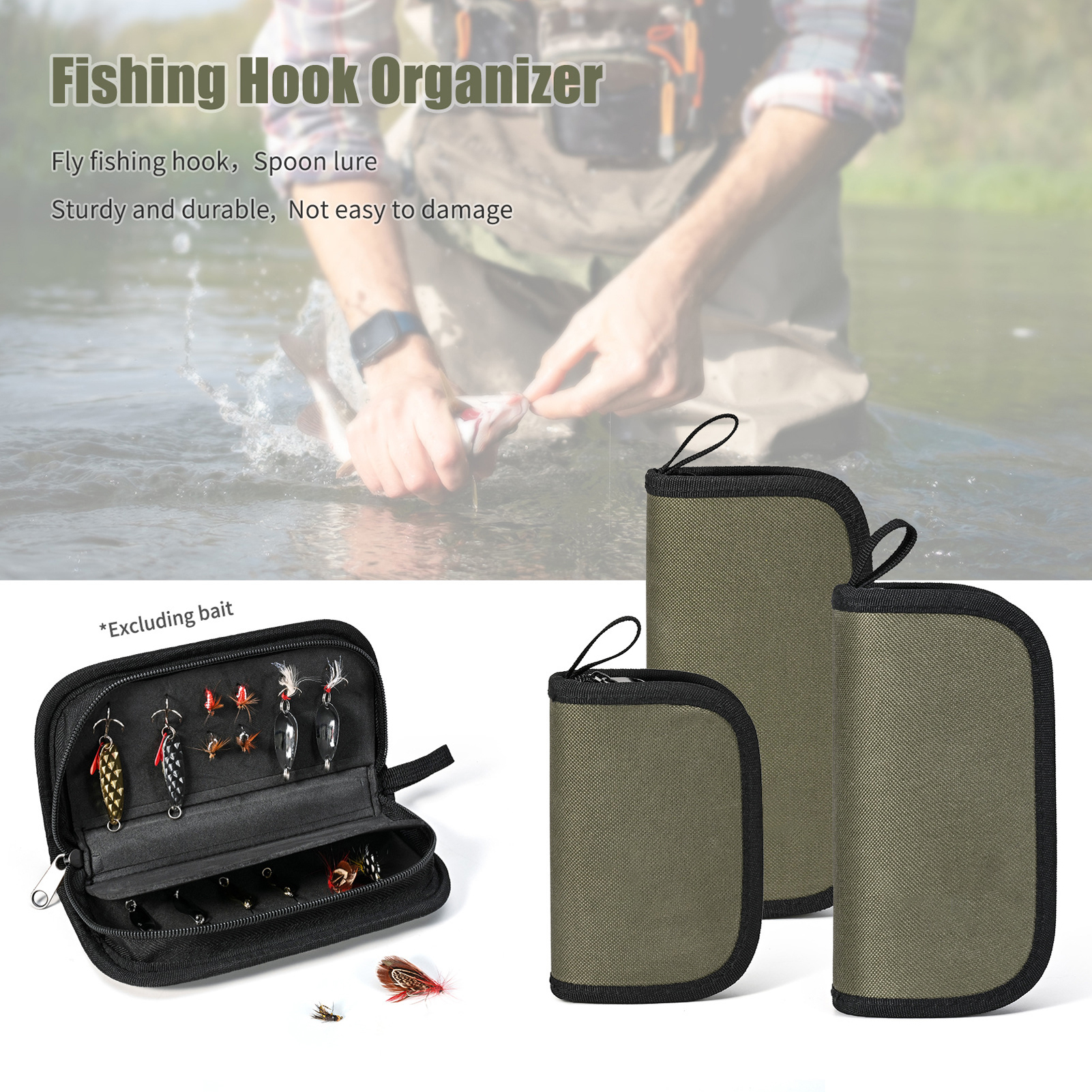 EVA Fishing Sequins Storage Ba - Fishing Lure Spoon のレビューと価格