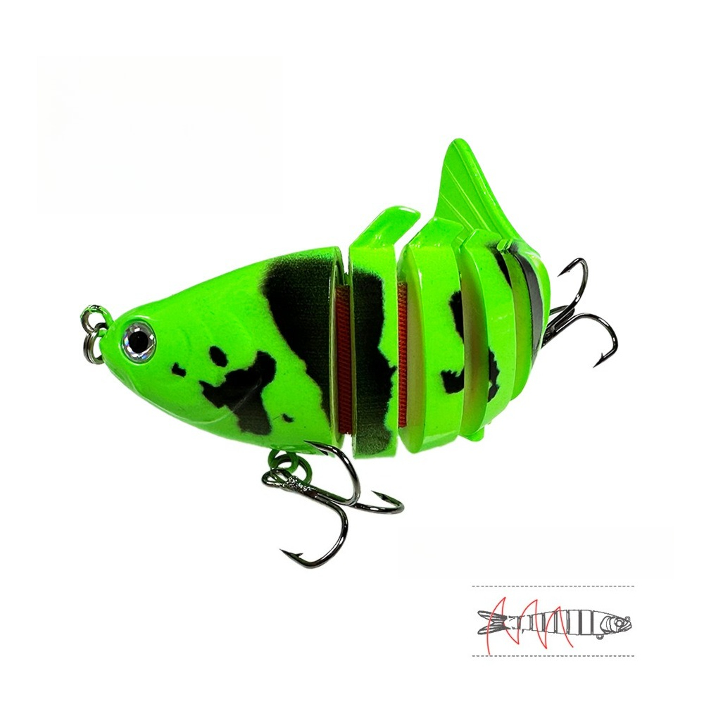 1pc Multi-segment Hard Lure 10 - Fishing Lure Popper のレビューと価格