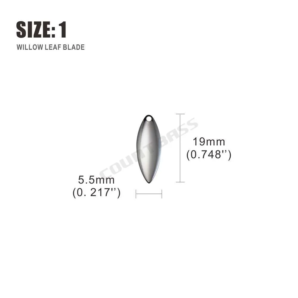 Countbass 50pcs Size 1-6 Nicke - Fishing Lure Spinnerbait のレビューと価格