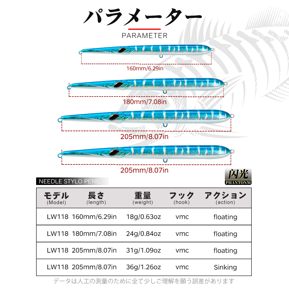 Hunthouse Needle Fishing Lure  - Fishing Lure Swimbait のレビューと価格