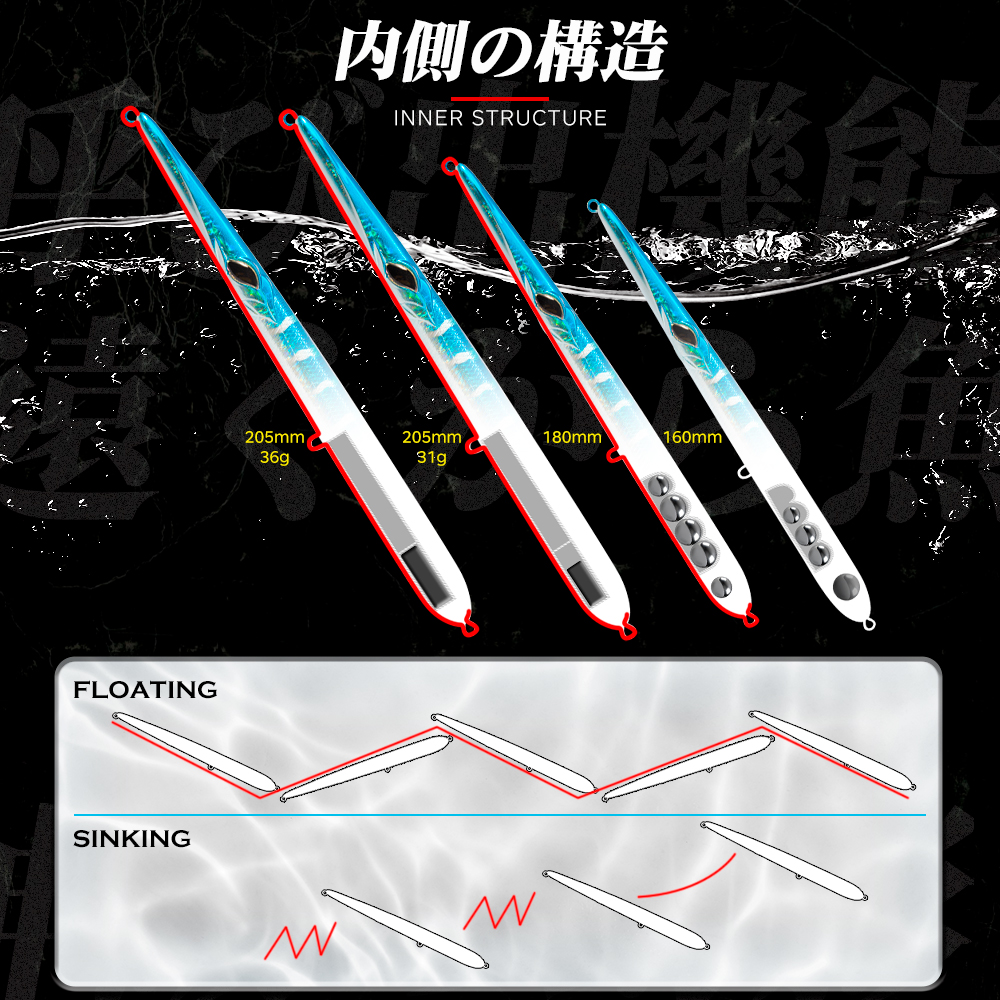 Hunthouse Needle Fishing Lure  - Fishing Lure Swimbait のレビューと価格