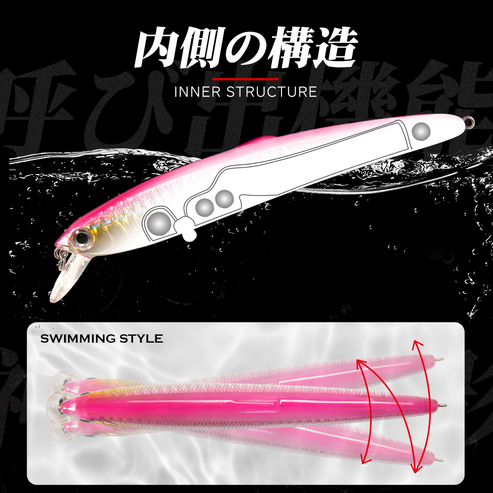 Hunthouse Saruna Minnow Jerkba - Fishing Lure Jerkbait のレビューと価格