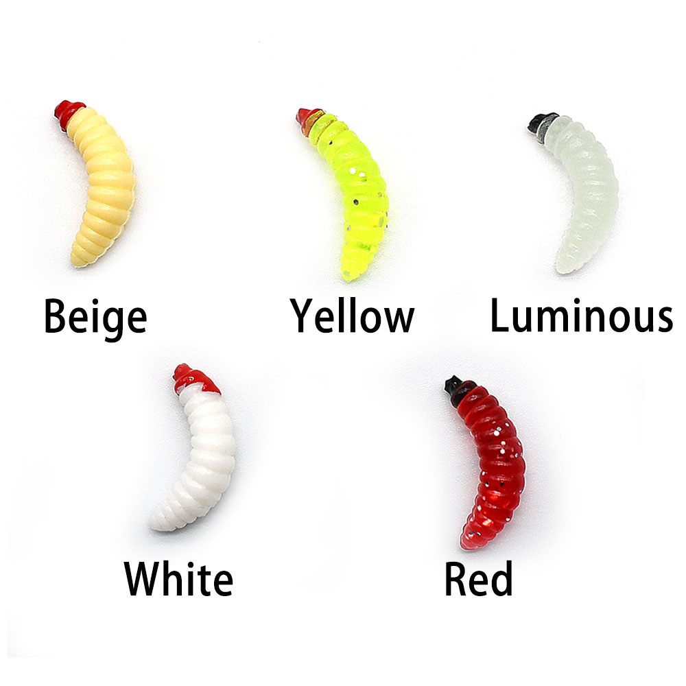 125Pcs Earthworm Fishing Bait  - Fishing Lure Soft Plastic のレビューと価格