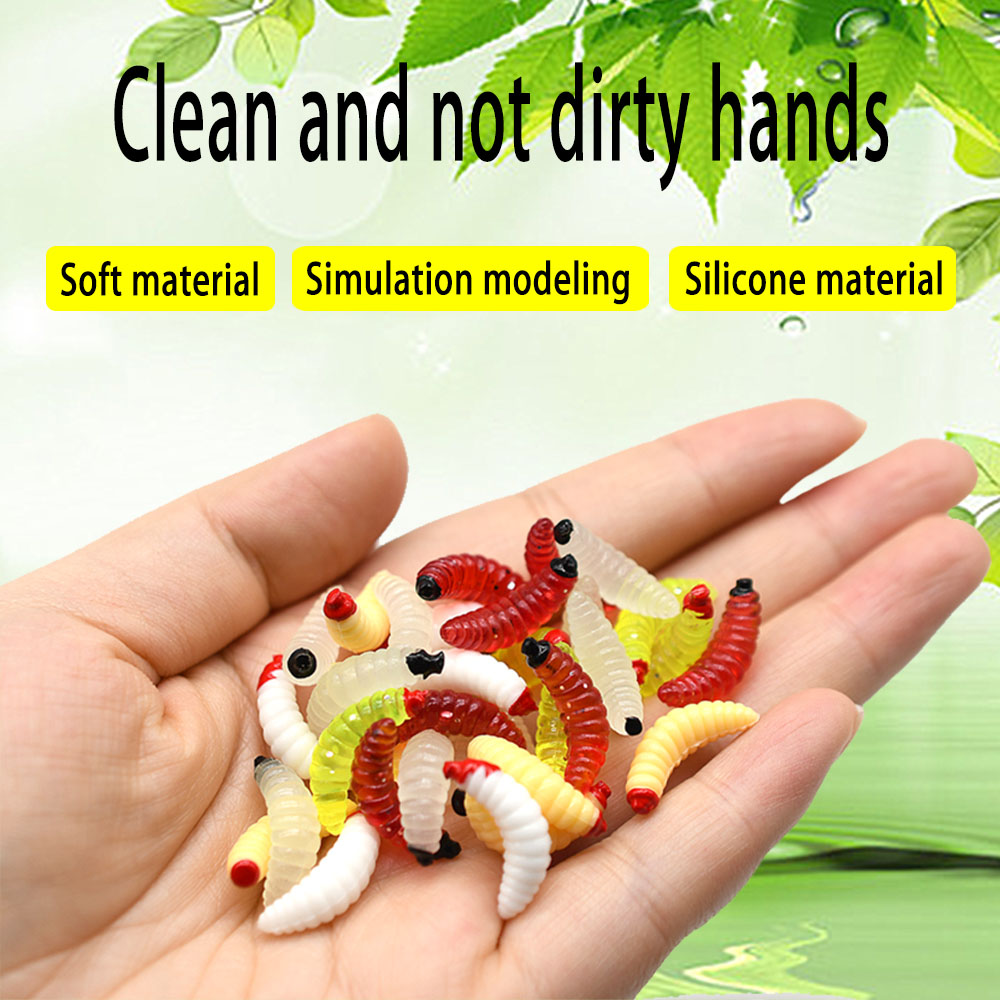 125Pcs Earthworm Fishing Bait  - Fishing Lure Soft Plastic のレビューと価格