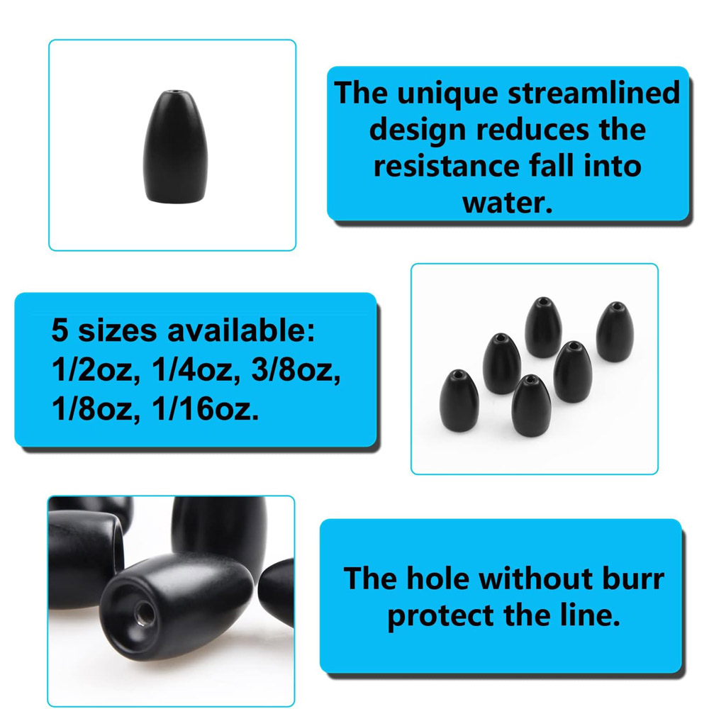 Tungsten Steel Fishing Weights - Fishing Lure Jig のレビューと価格