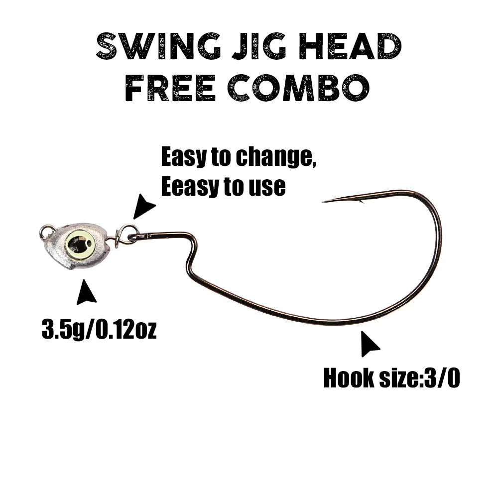 B&U Swing Jig head cheburashka - Fishing Lure Jig のレビューと価格